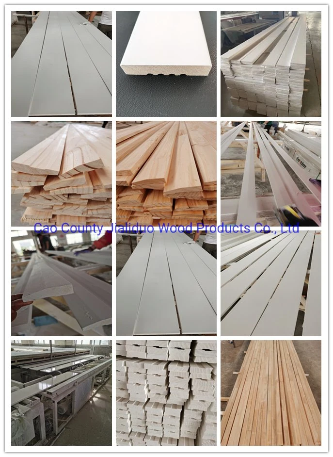 Wholesale Best Quality Pine Solid Wood Finger Jointed Wood Mouldings