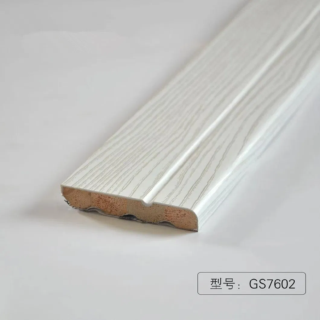 Luxurious Createking 7.5cm Solid Wood Skirting Baseboard for Home Decoration