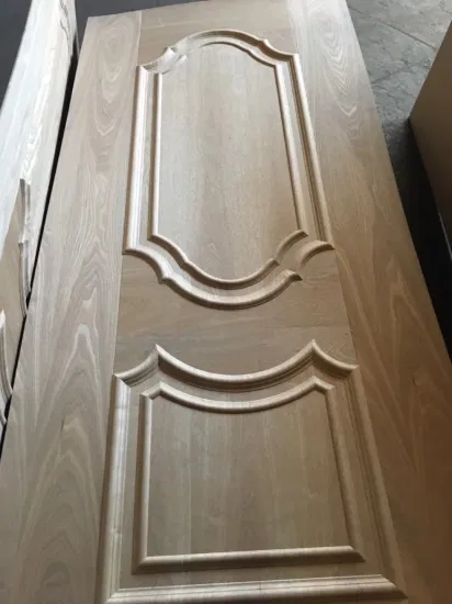 Pelle per porta in MDF modanatura in legno naturale per la decorazione del pannello della porta